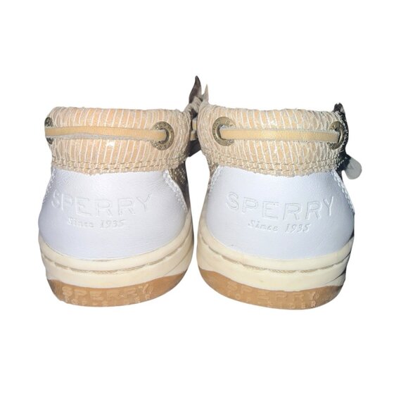 SPERRY Top Sider Women's Boat Shoes Angelfish Tan Leather Size 6 - Picture 6 of 8